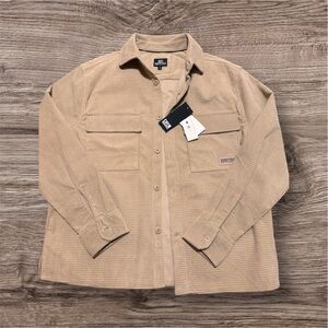 DRILL ESSENTIALS Tan Textured Shirt
